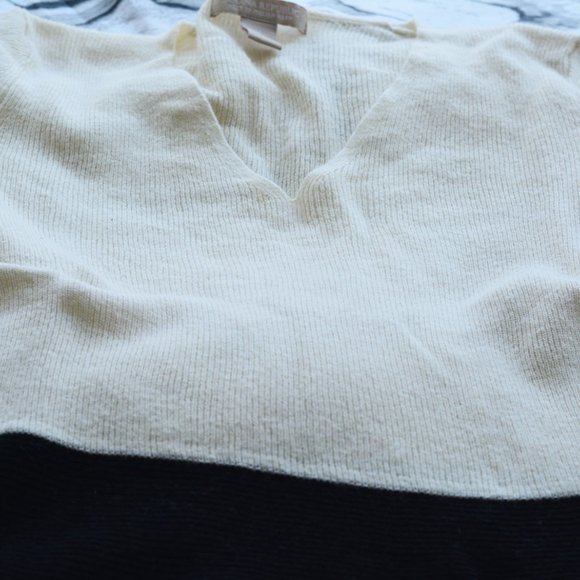 Banana Republic Colourblock Wool/Cashmere Sweater - Picture 7 of 8